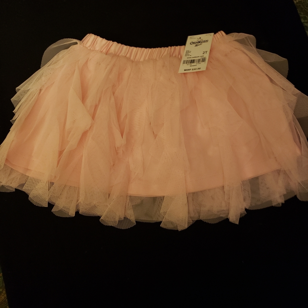 Oshkosh NWT, pink ruffle skirt. Girls - Picture 1 of 4